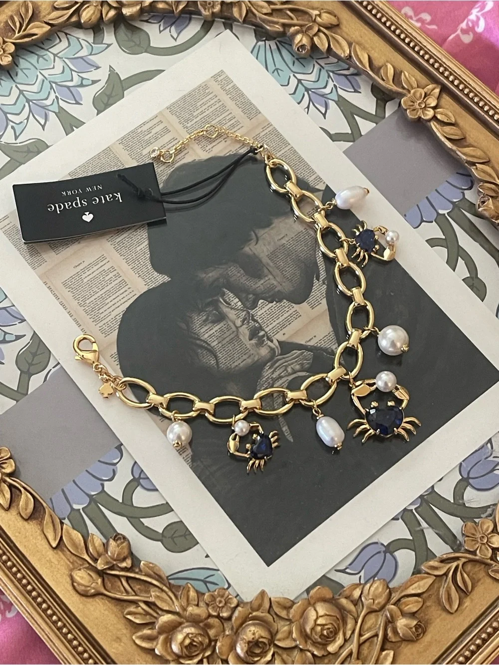 Kate Spade Gold Claws Out Crab Charm Bracelet - Picture 6 of 7